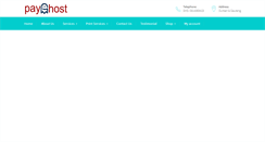 Desktop Screenshot of payghost.co.za